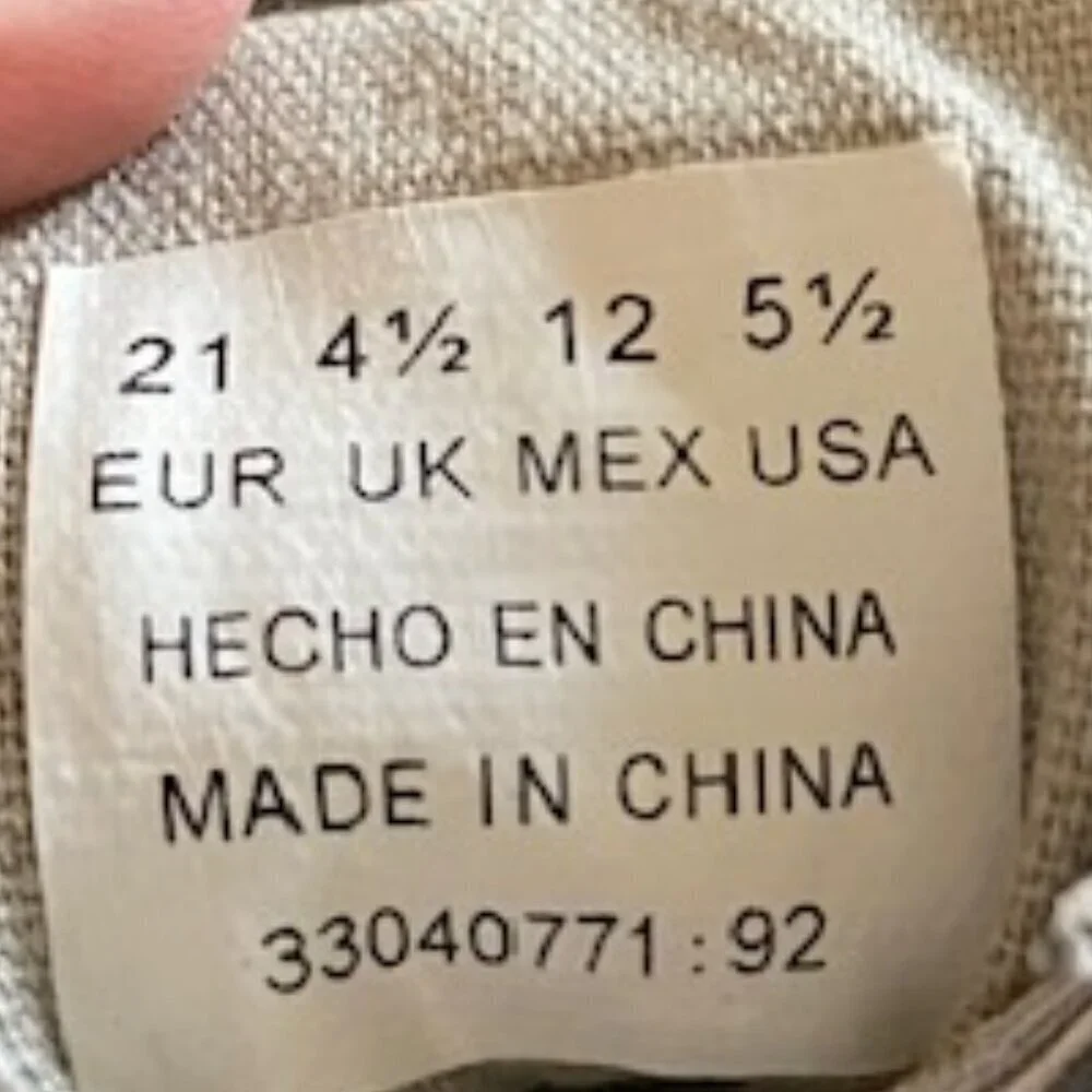 Mango Baby Grey Trainer Sneakers 5.5